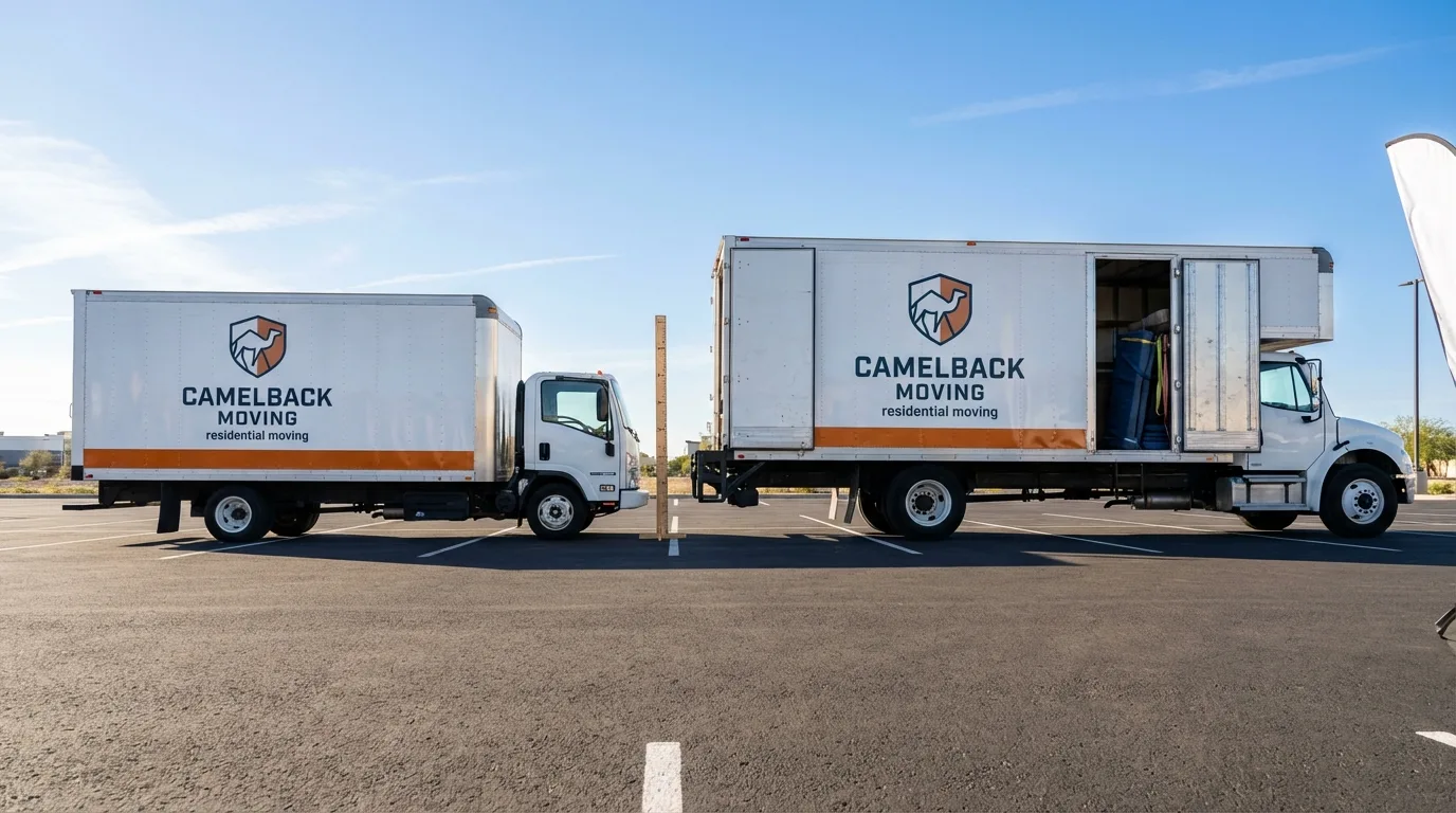 Moving truck size capacity guide in Mineral Ridge